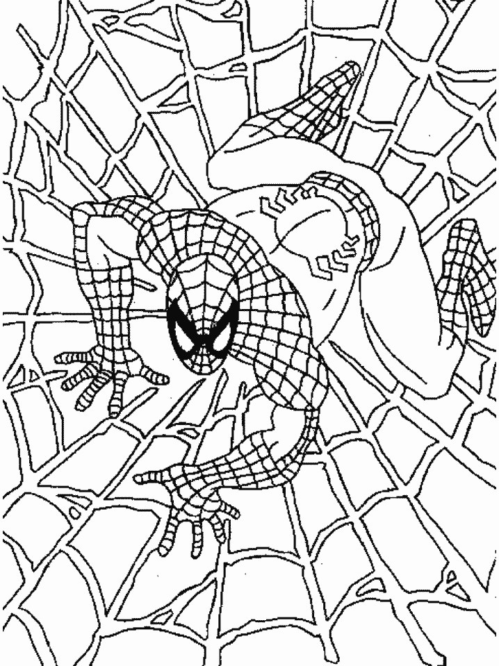 Spiderman Coloring Pages Free Printable 50