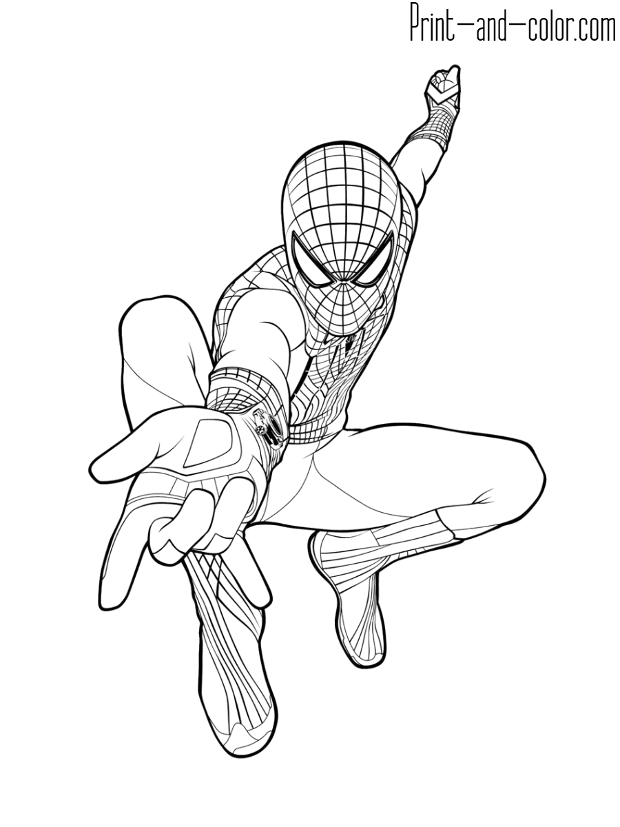 Spiderman Coloring Pages Free Printable 56