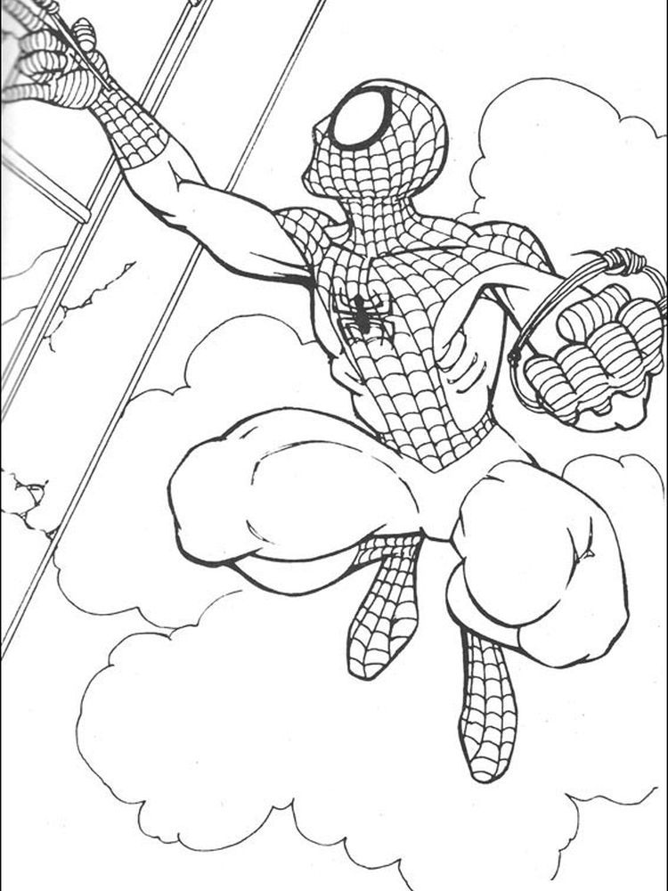 Spiderman Coloring Pages Free Printable 57