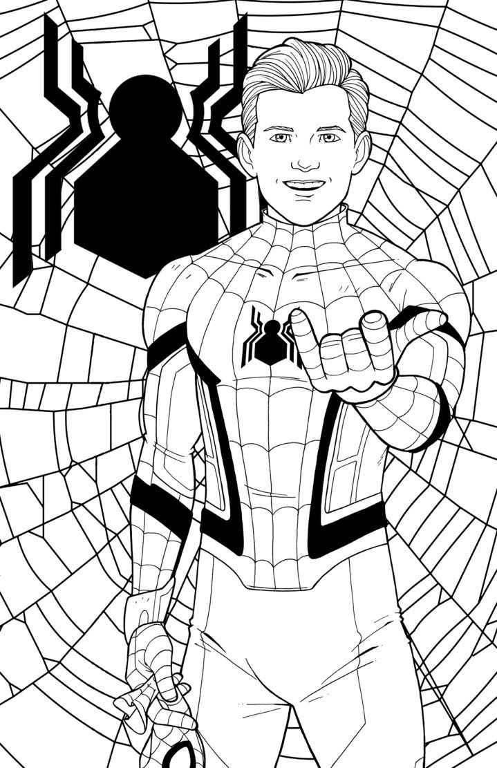 Spiderman Coloring Pages Free Printable 6