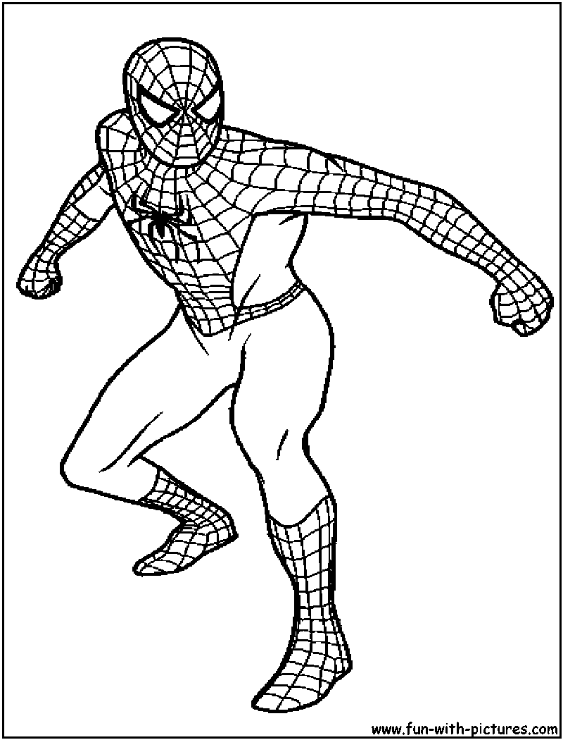 Spiderman Coloring Pages Free Printable 60