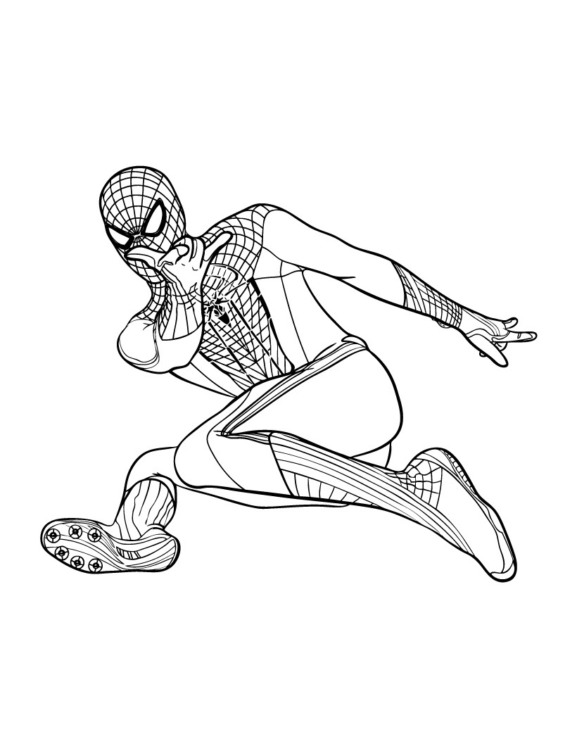 Spiderman Coloring Pages Free Printable 78