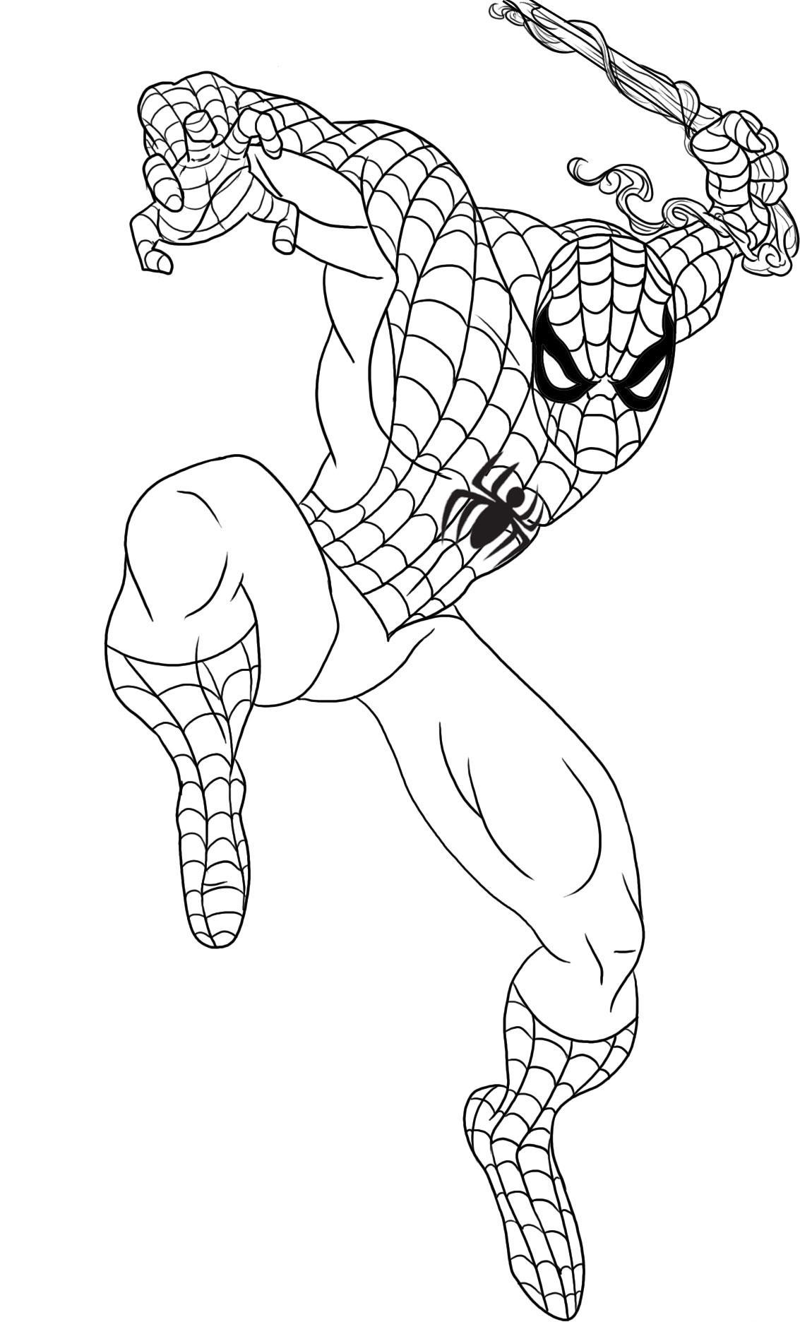 Spiderman Coloring Pages Free Printable 8