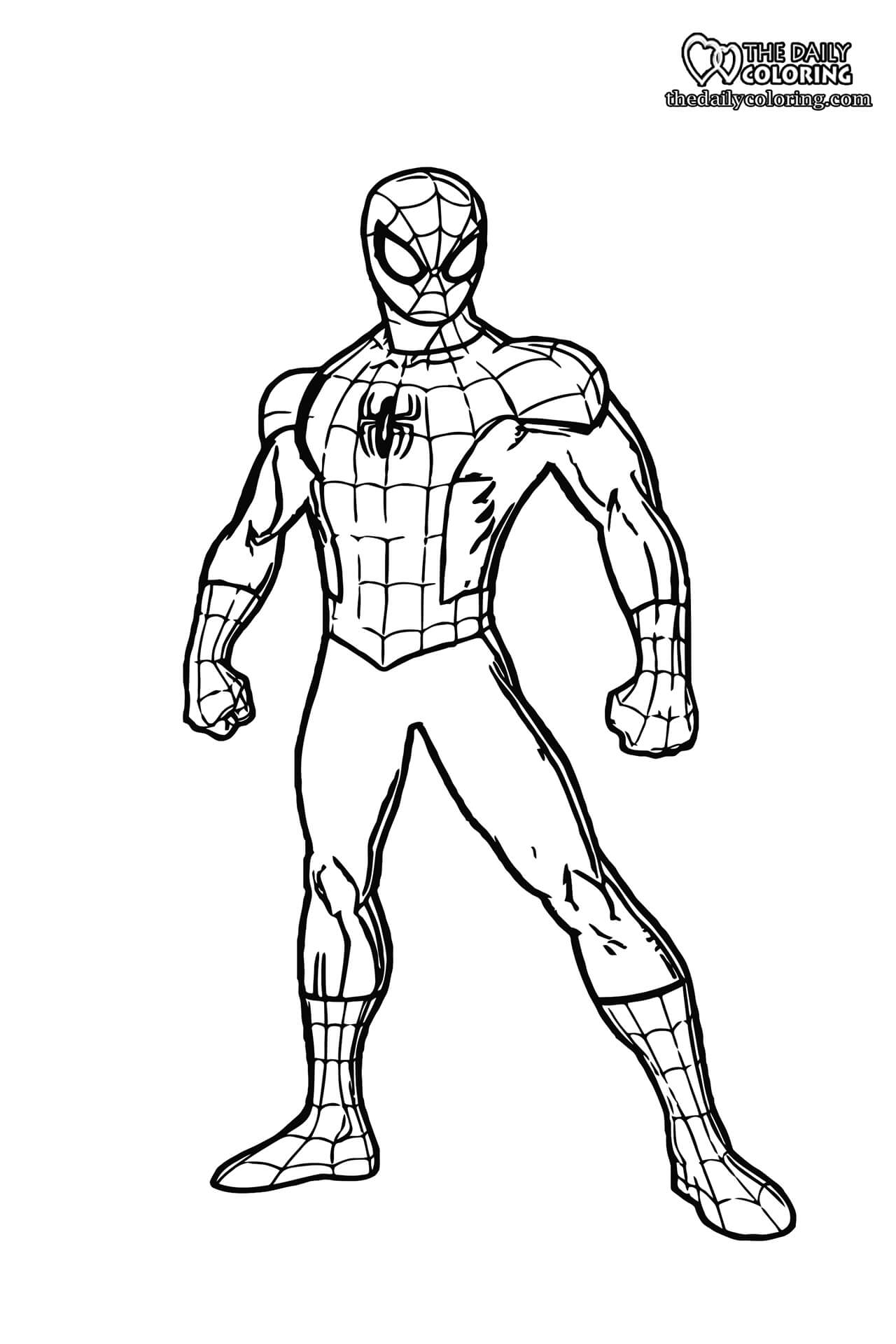 Spiderman Coloring Pages Free Printable 83