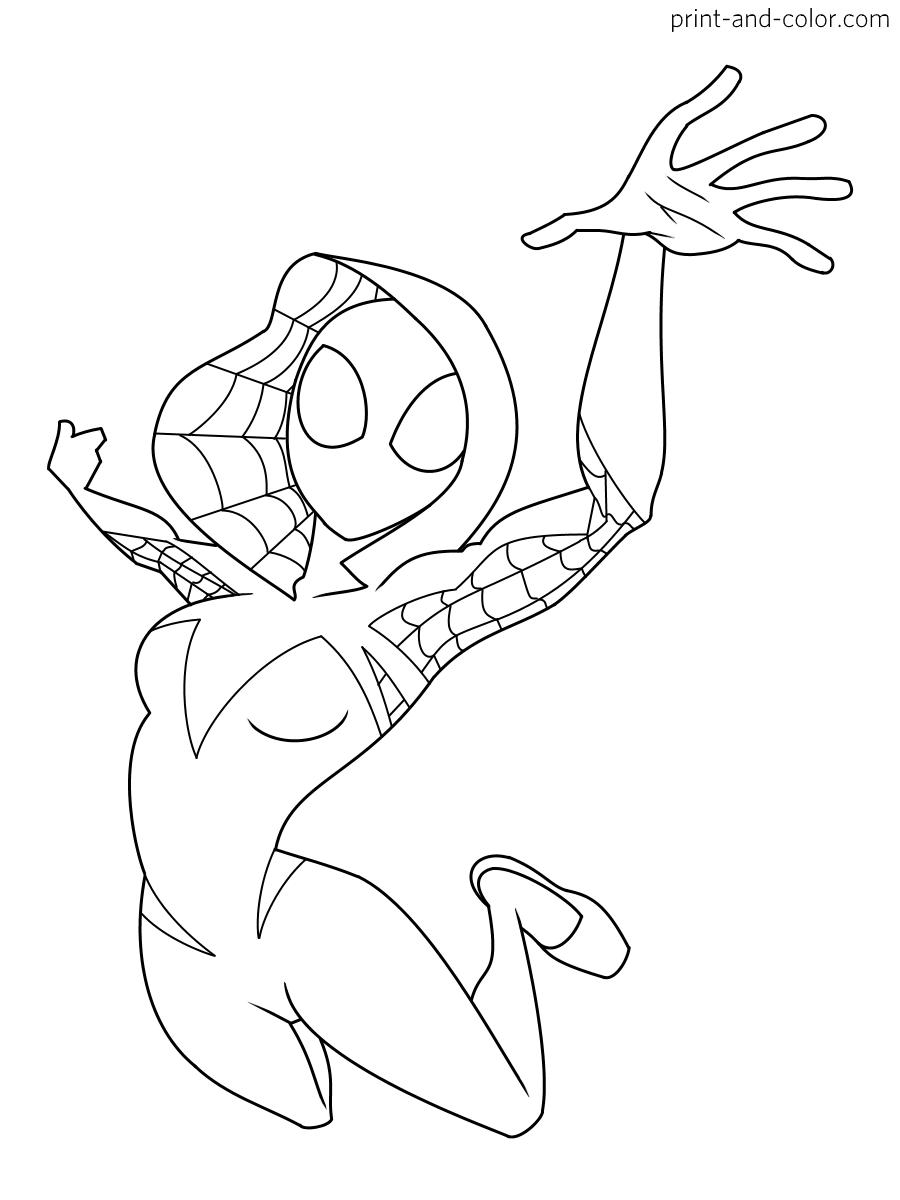 Spiderman Coloring Pages Free Printable 86