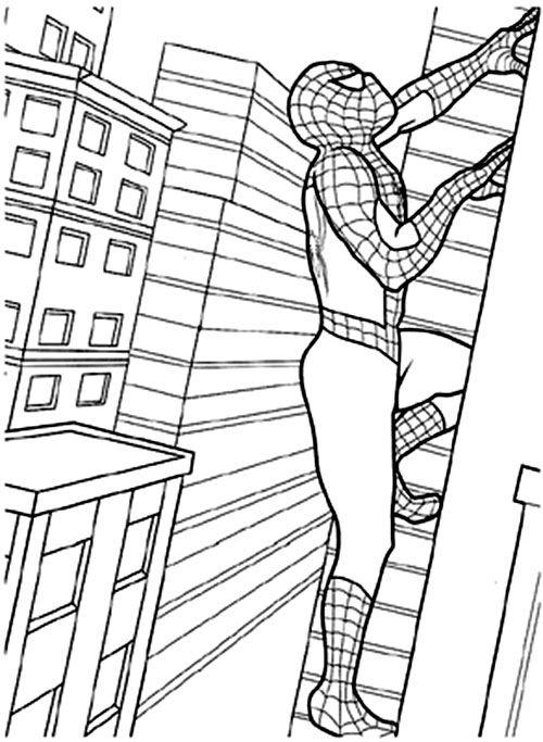 Spiderman Coloring Pages Free Printable 90