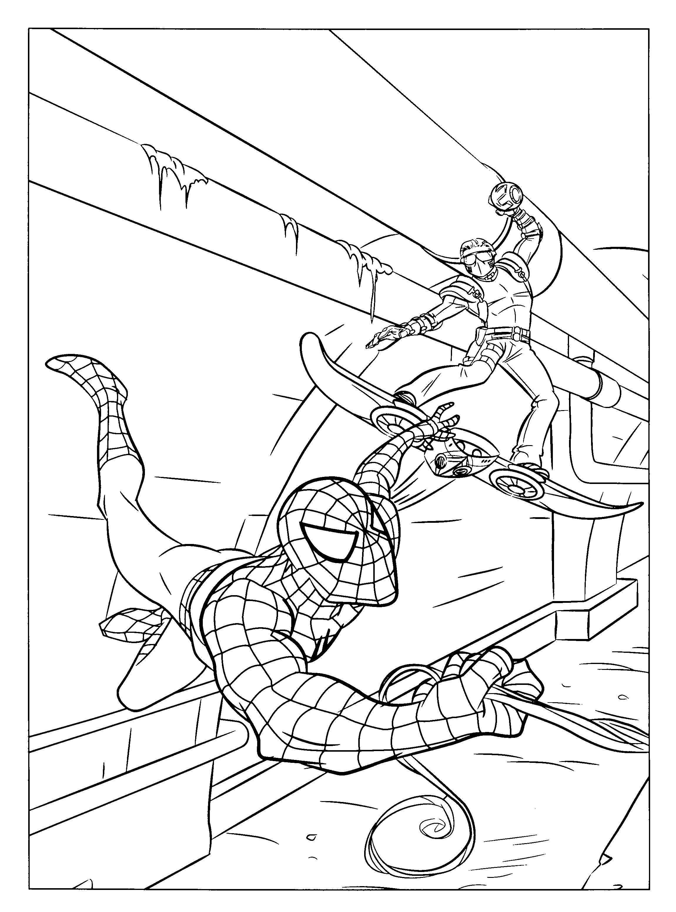 Spiderman Coloring Pages Free Printable 96