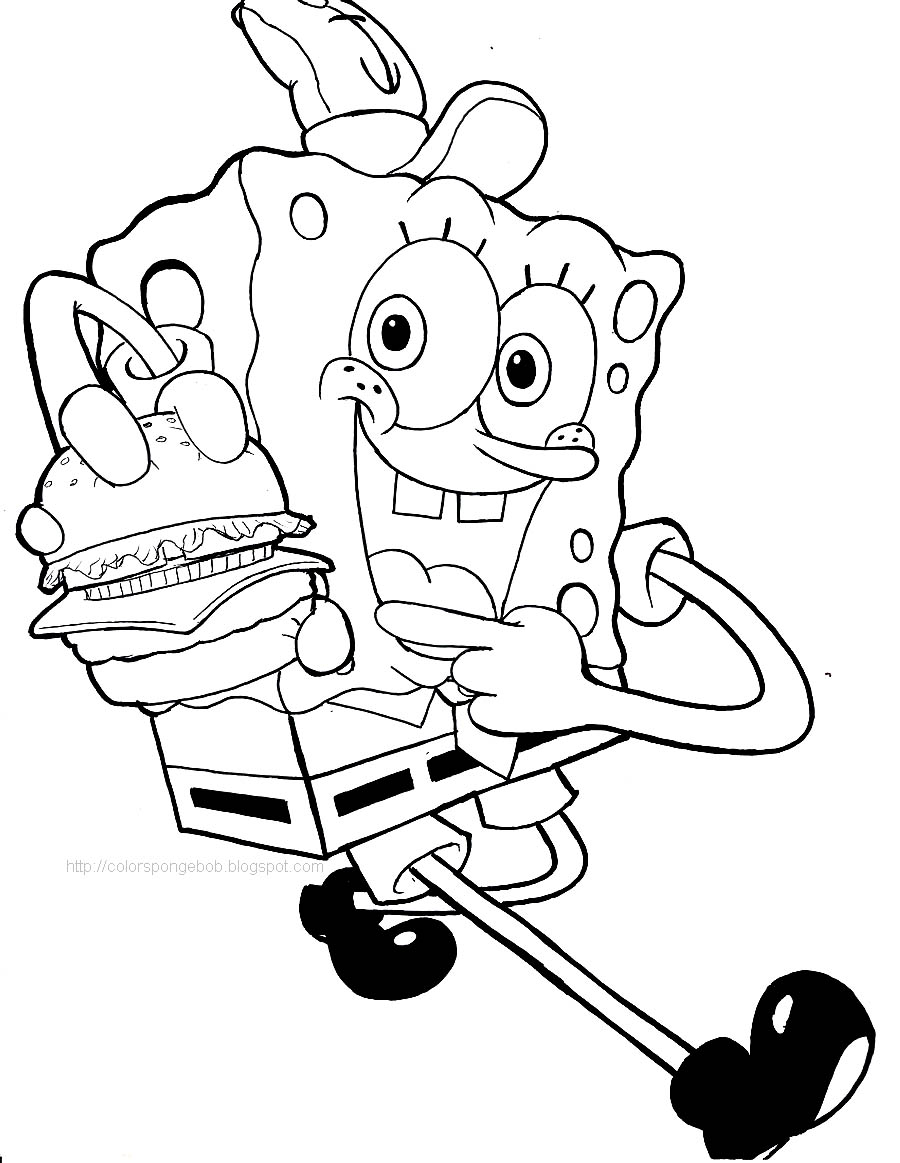 Spongebob Coloring Pages Free Printable 102