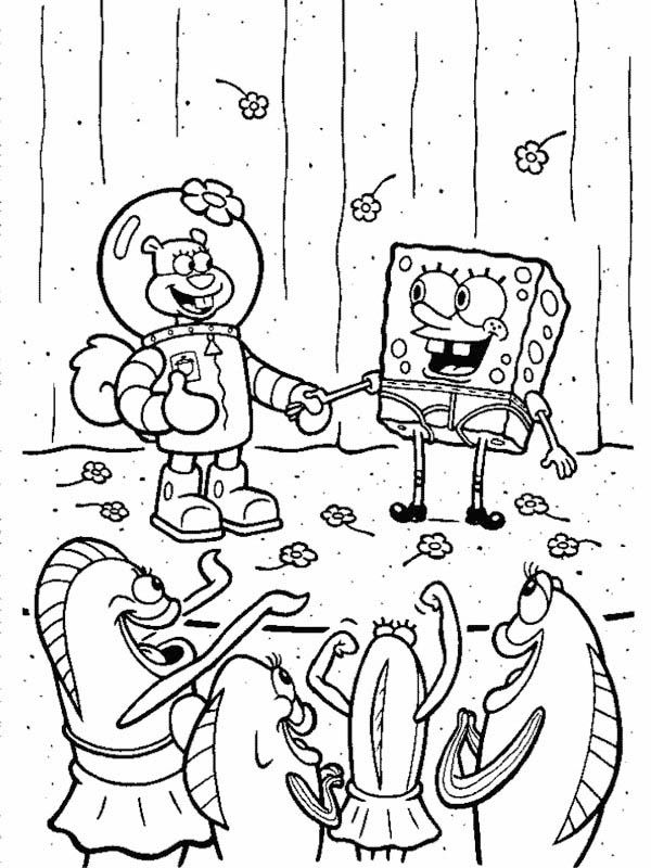 Spongebob Coloring Pages Free Printable 105