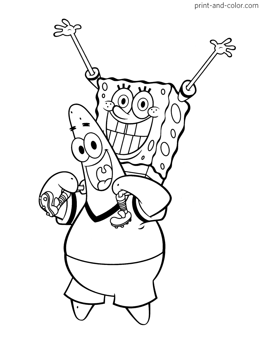 Spongebob Coloring Pages Free Printable 106