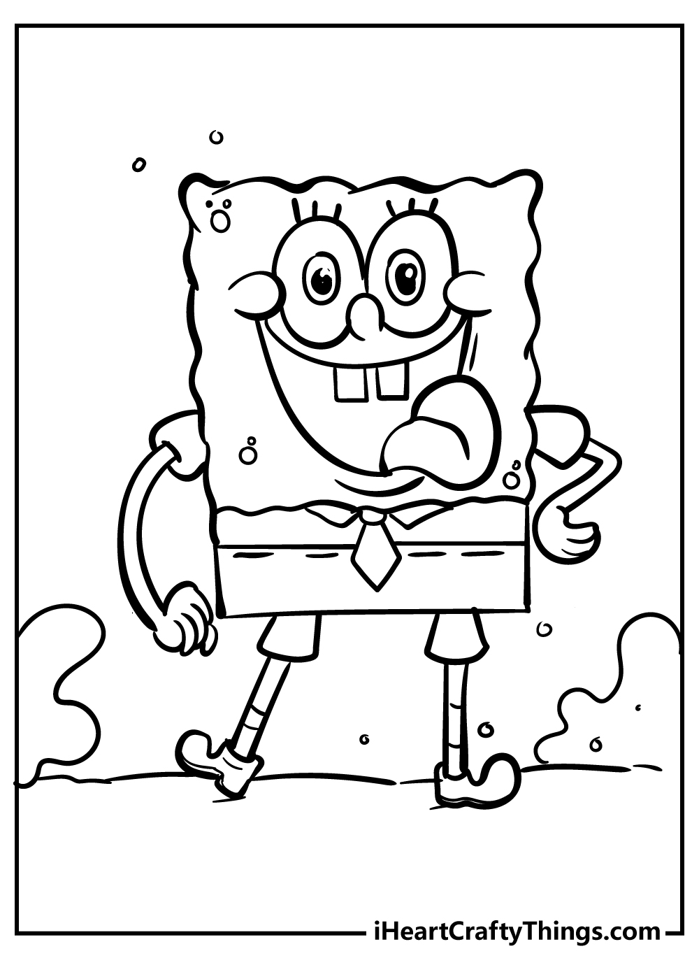 Spongebob Coloring Pages Free Printable 108