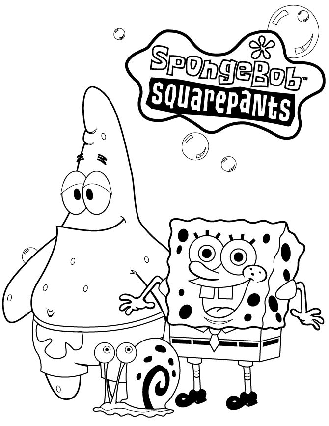 Spongebob Coloring Pages Free Printable 11