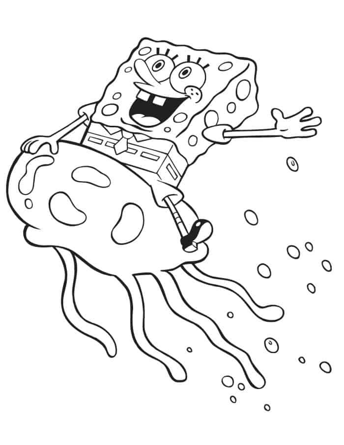 Spongebob Coloring Pages Free Printable 110