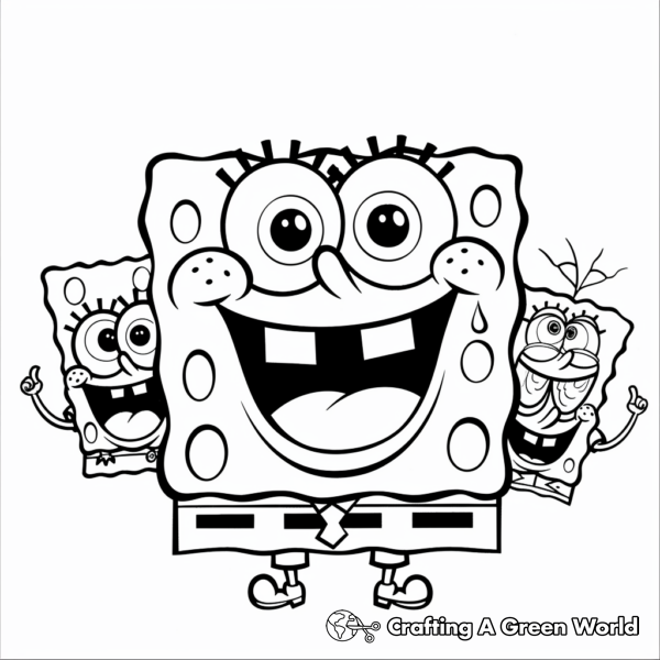 Spongebob Coloring Pages Free Printable 111