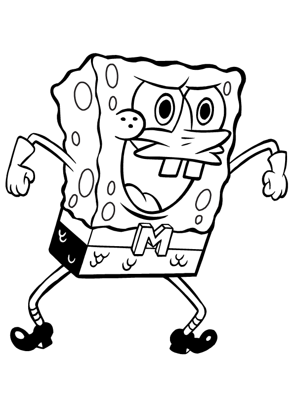 Spongebob Coloring Pages Free Printable 116