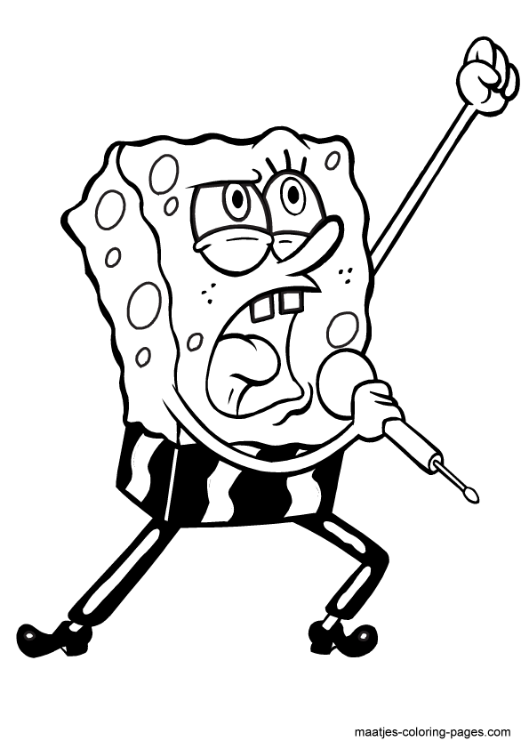 Spongebob Coloring Pages Free Printable 118