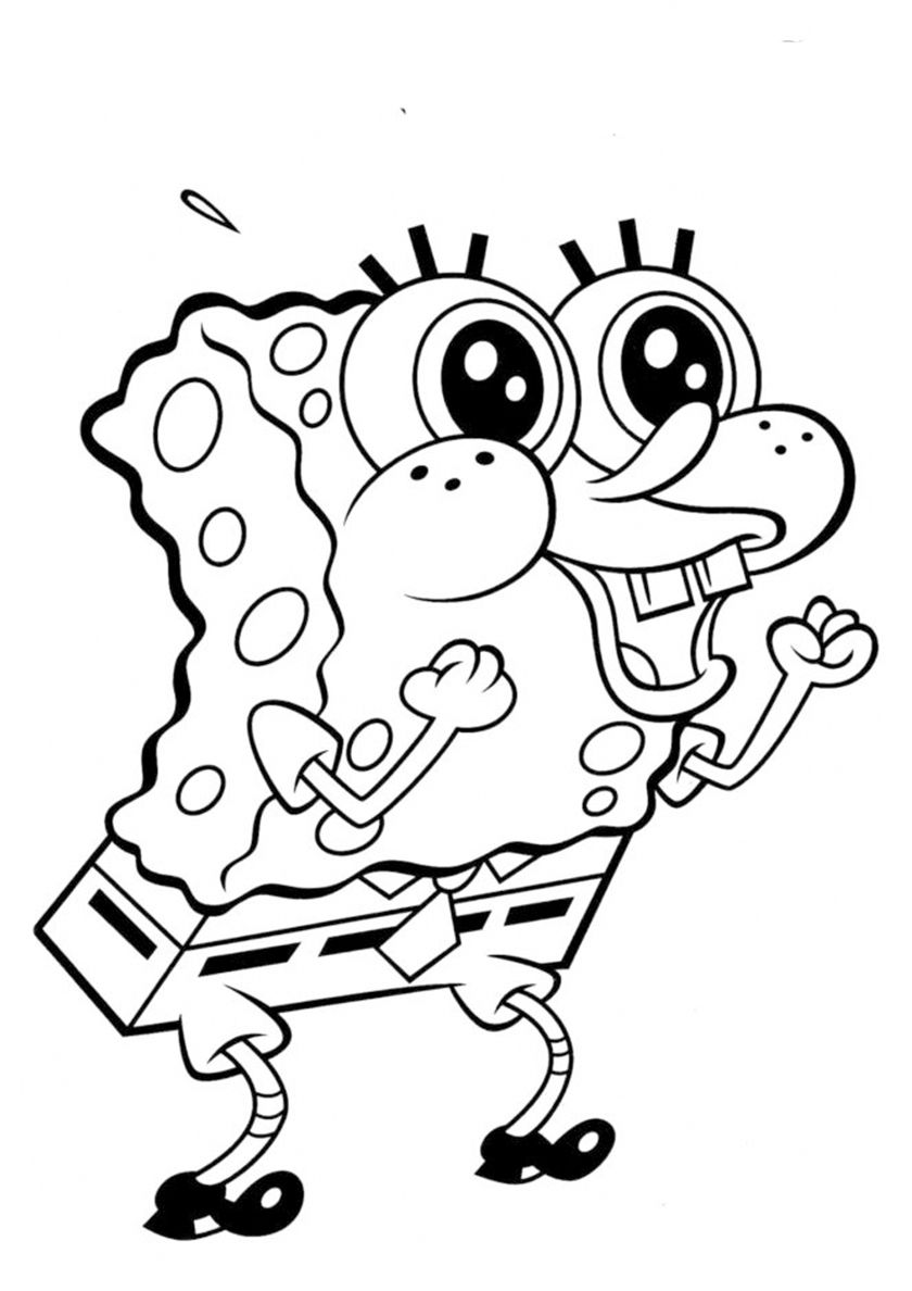 Spongebob Coloring Pages Free Printable 122