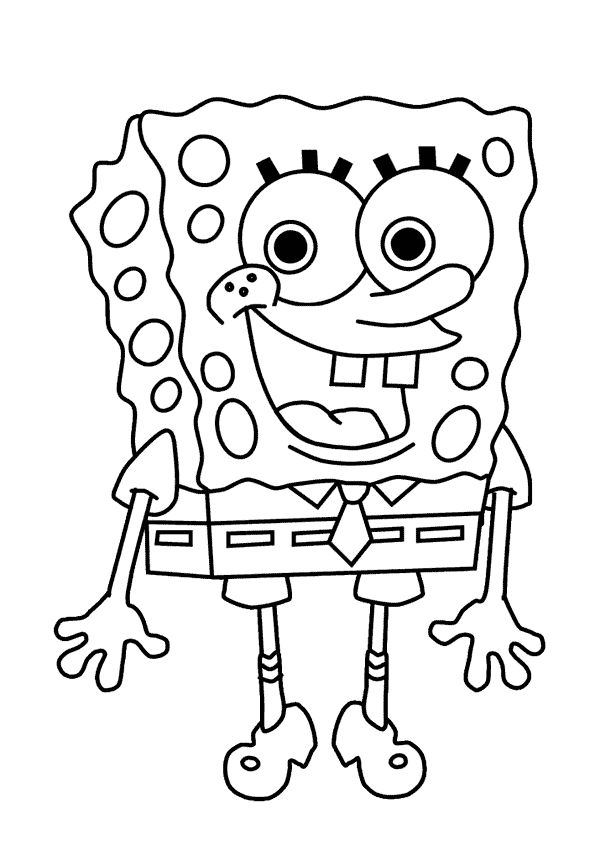 Spongebob Coloring Pages Free Printable 123