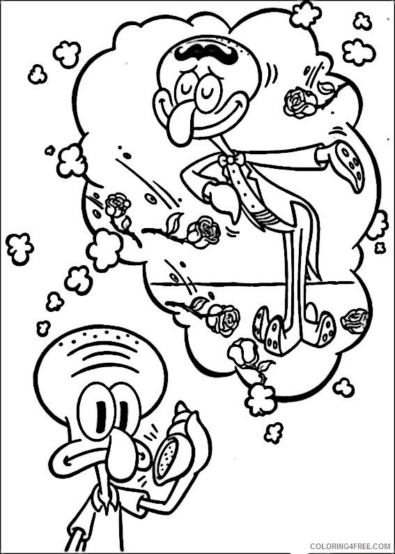 Spongebob Coloring Pages Free Printable 130