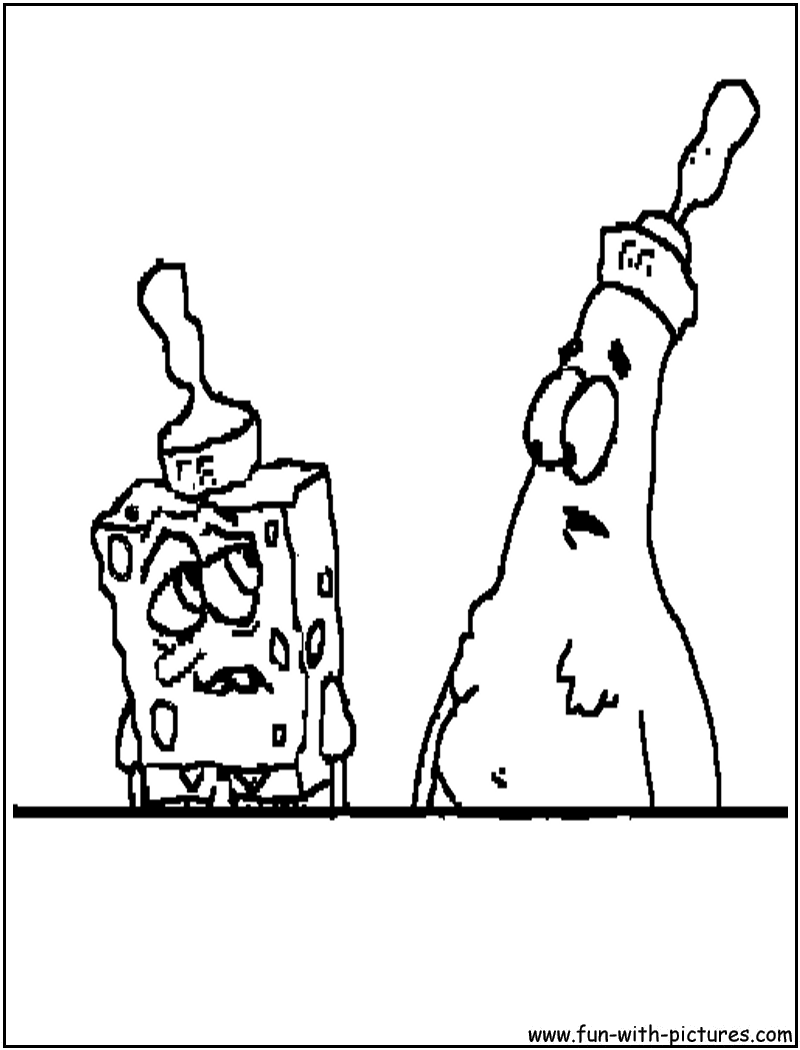 Spongebob Coloring Pages Free Printable 134