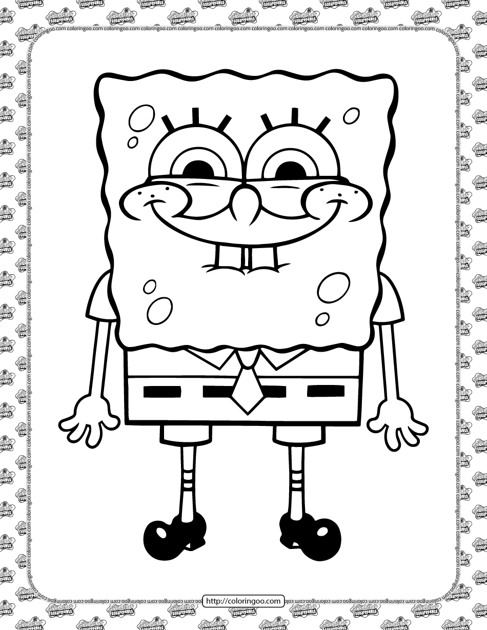 Spongebob Coloring Pages Free Printable 138