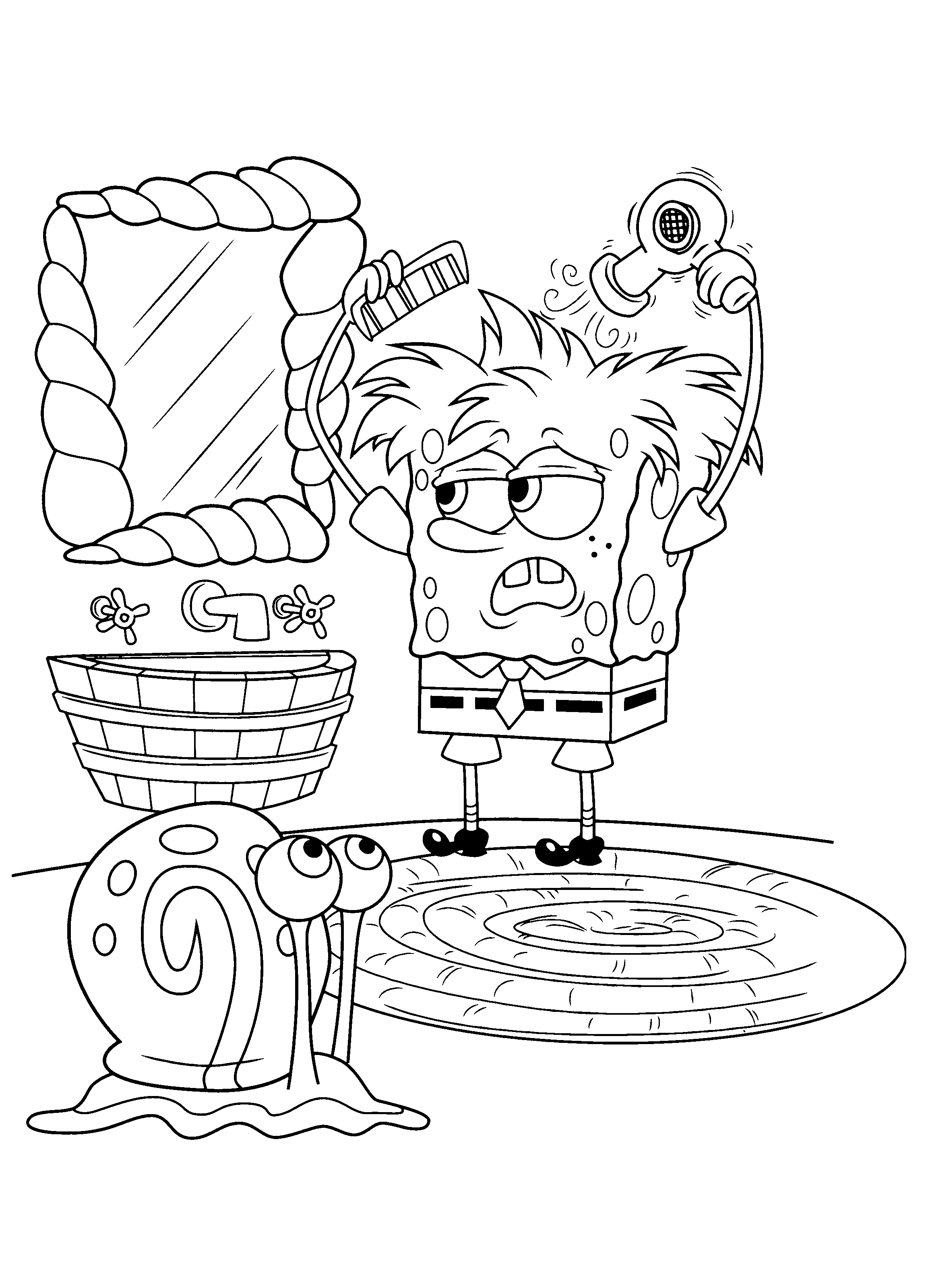 Spongebob Coloring Pages Free Printable 14