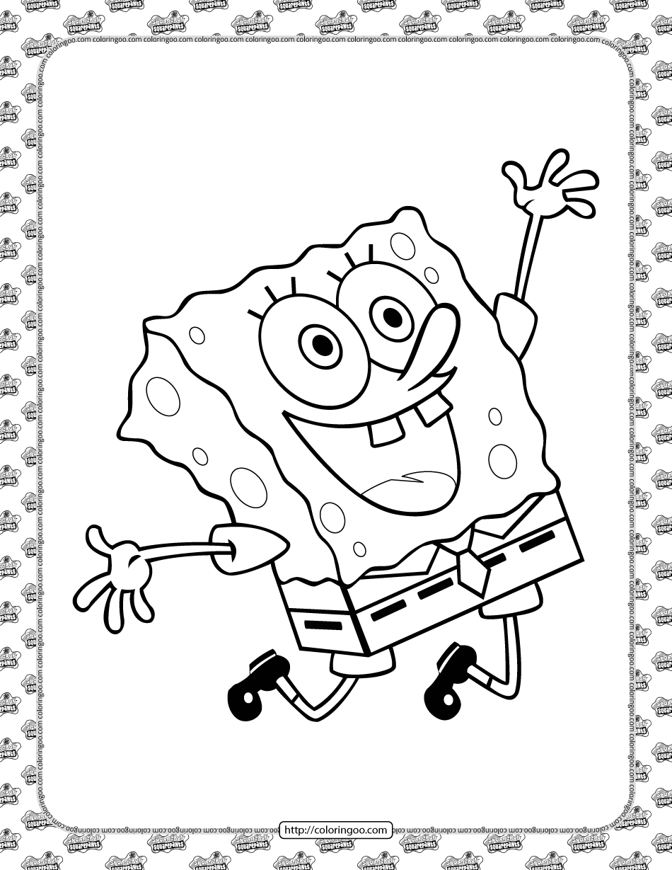 Spongebob Coloring Pages Free Printable 143