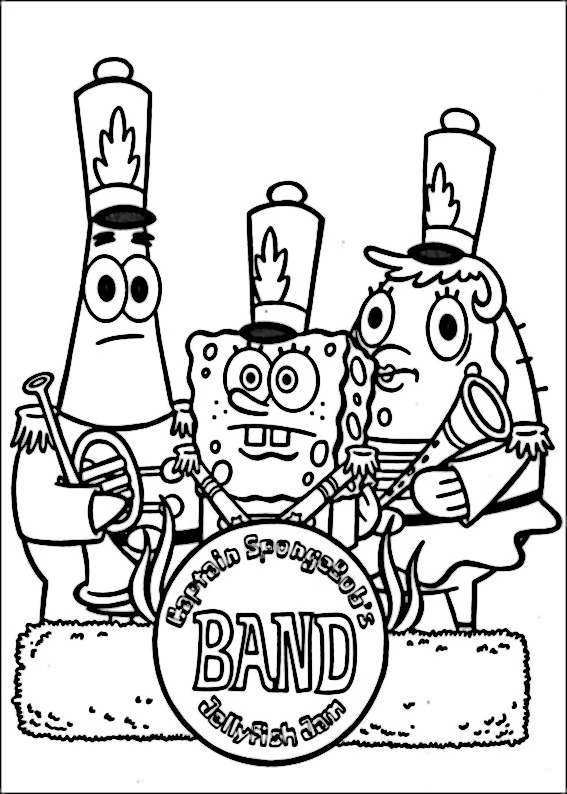 Spongebob Coloring Pages Free Printable 146