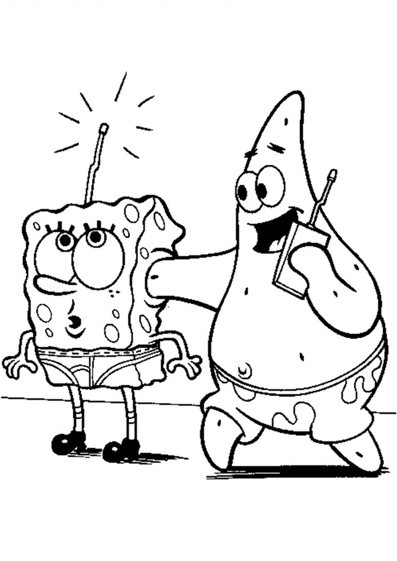 Spongebob Coloring Pages Free Printable 147