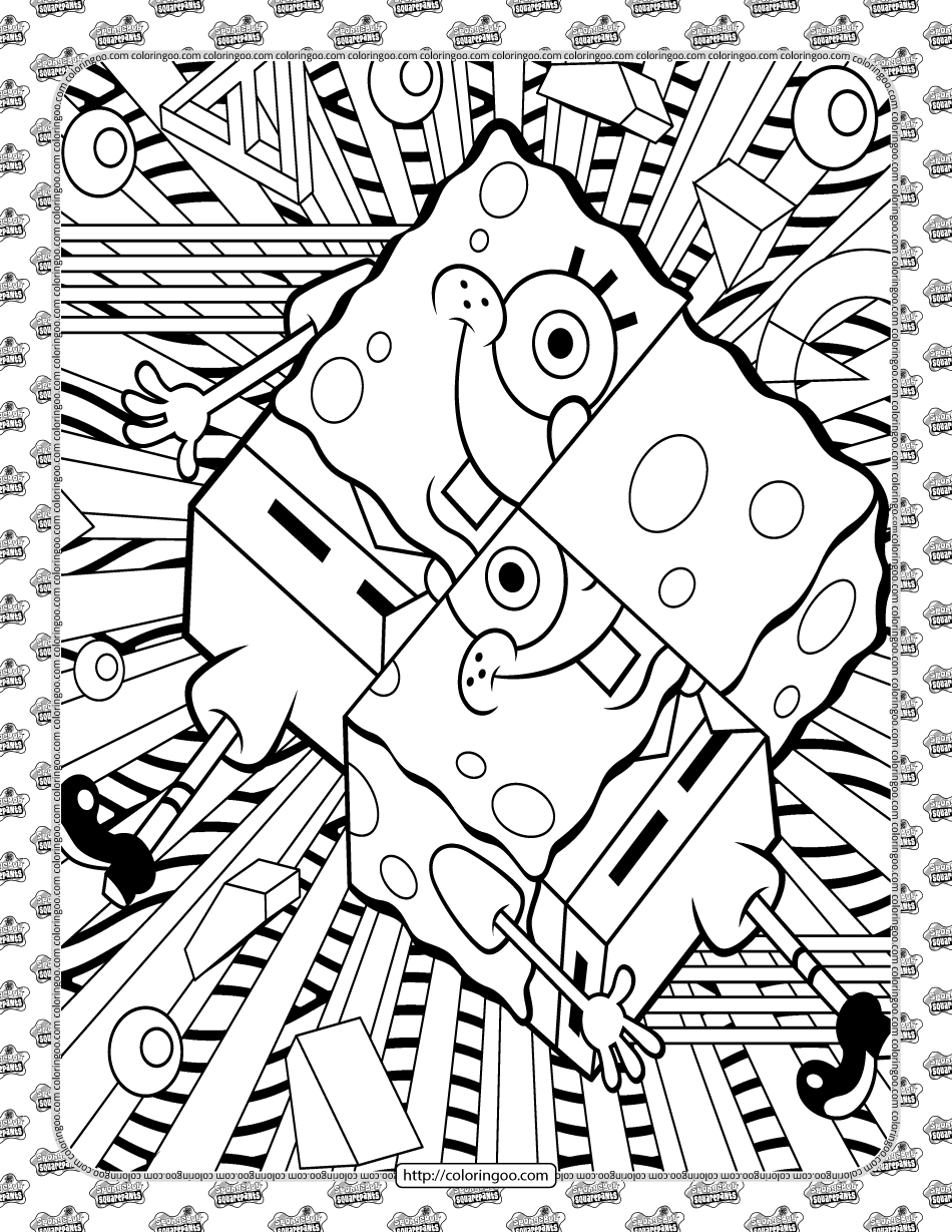 Spongebob Coloring Pages Free Printable 154