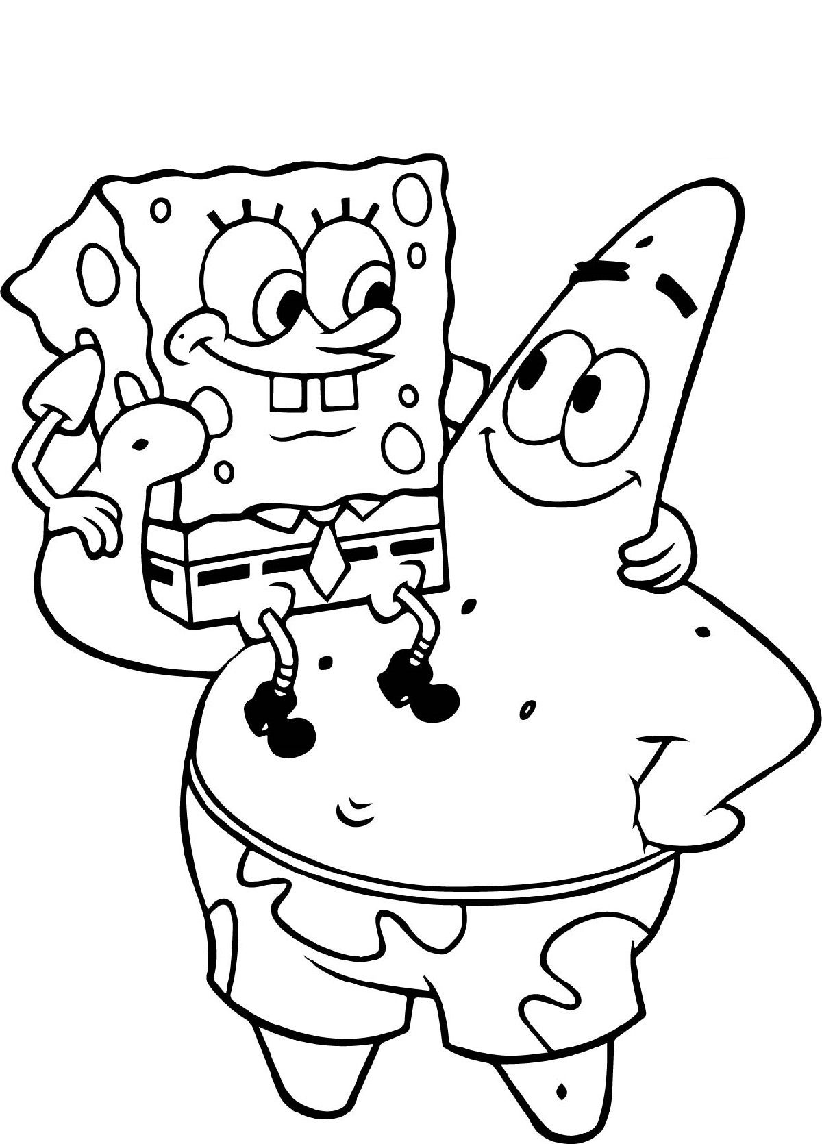 Spongebob Coloring Pages Free Printable 16