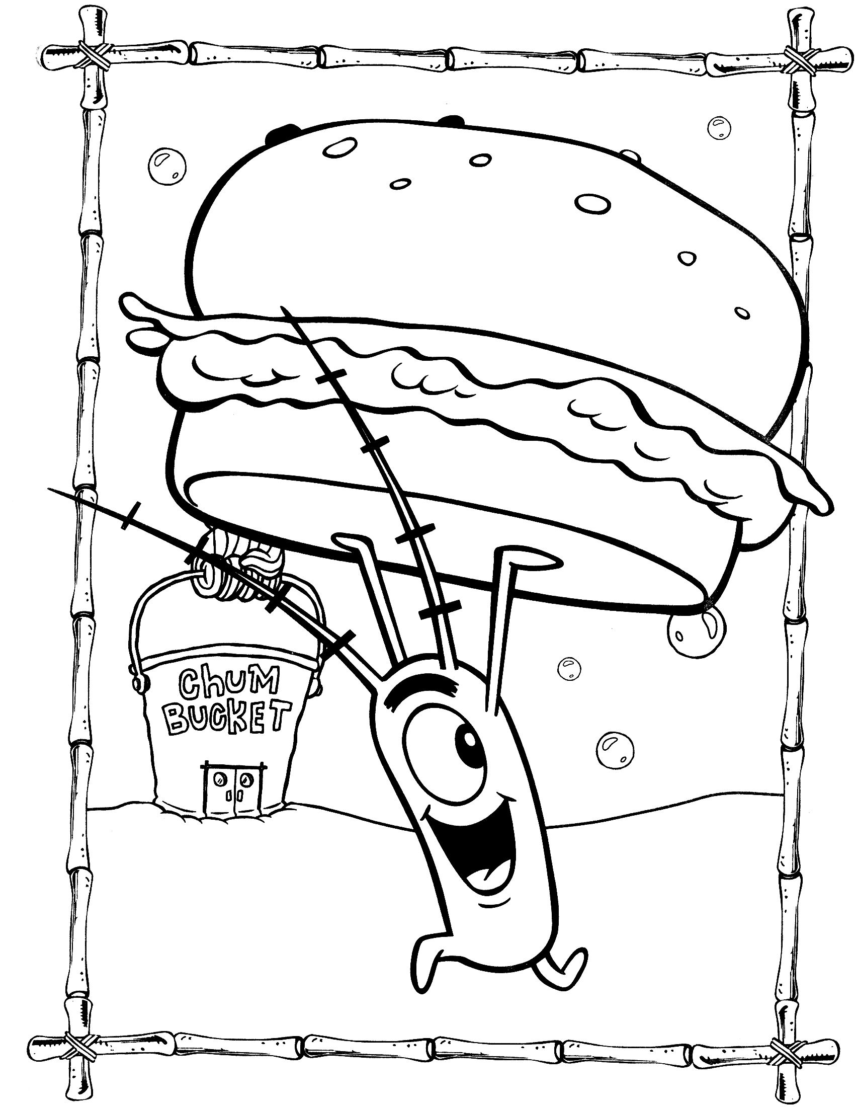 Spongebob Coloring Pages Free Printable 18