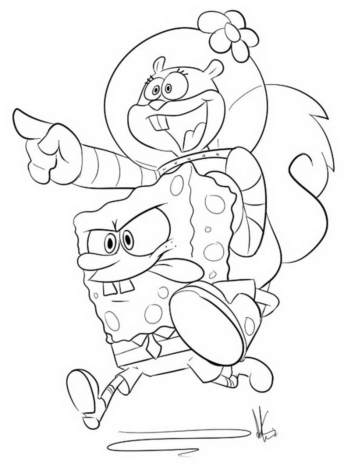 Spongebob Coloring Pages Free Printable 38