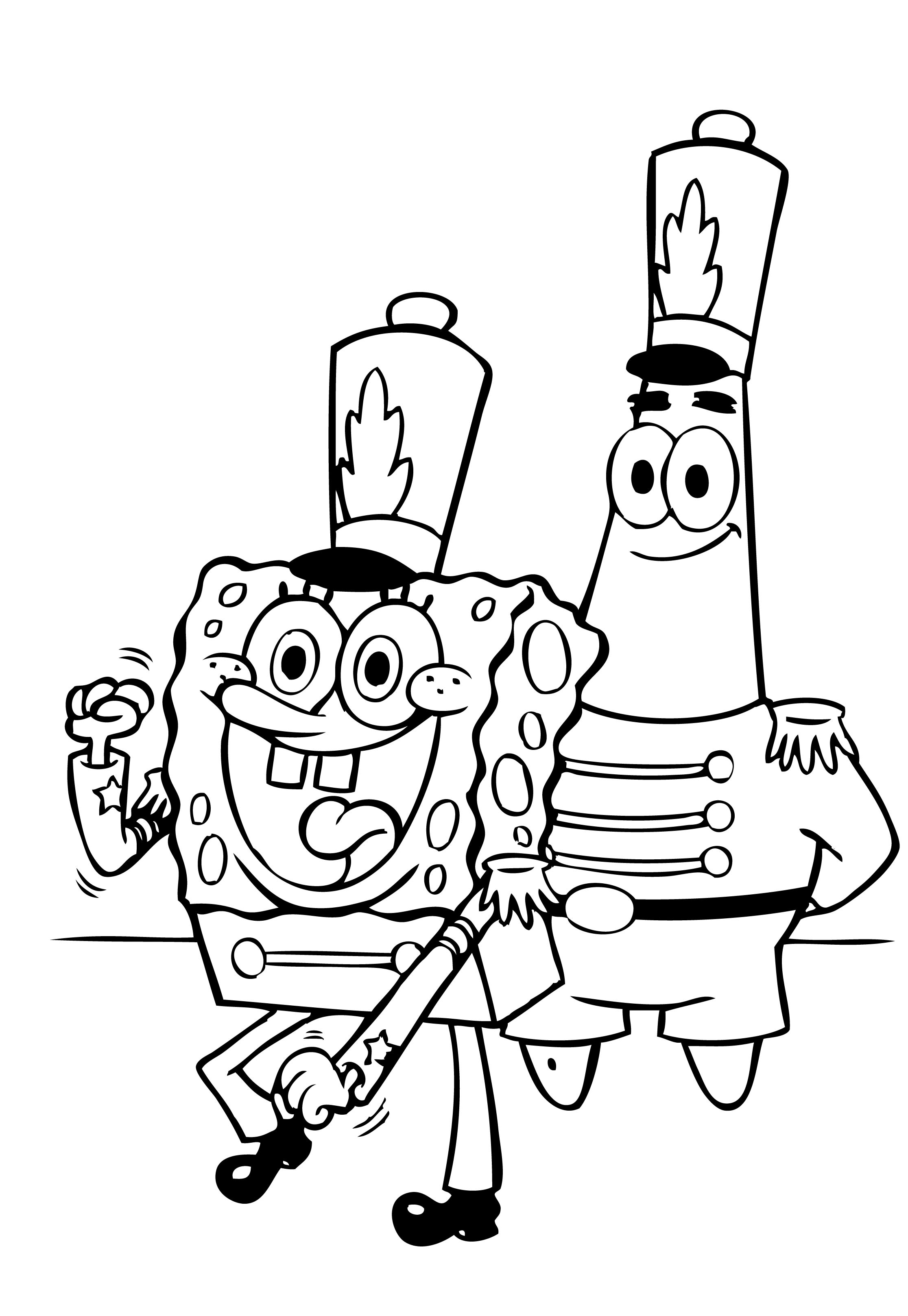 Spongebob Coloring Pages Free Printable 40