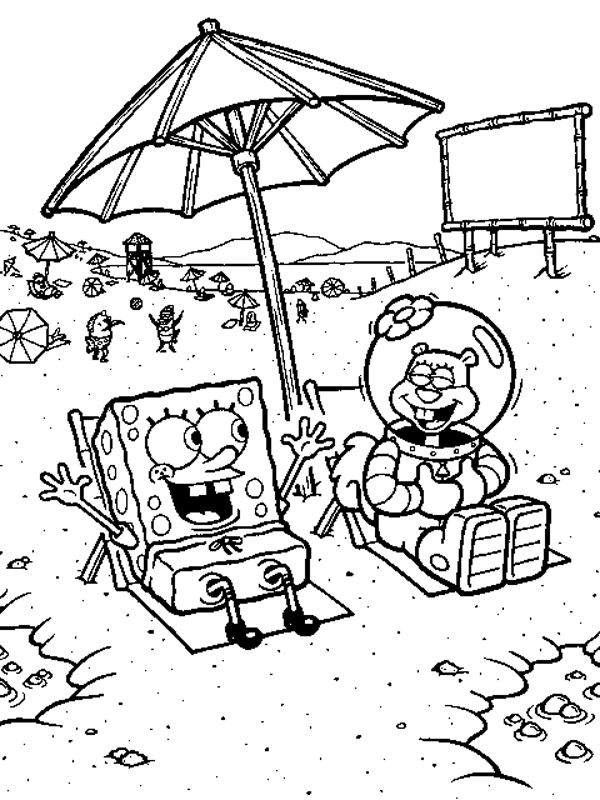 Spongebob Coloring Pages Free Printable 41