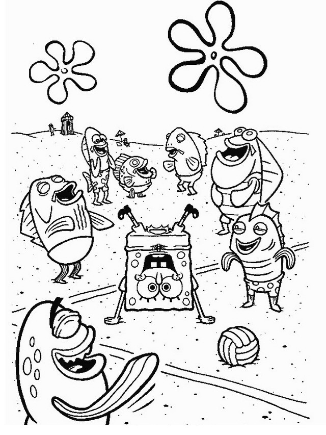 Spongebob Coloring Pages Free Printable 45