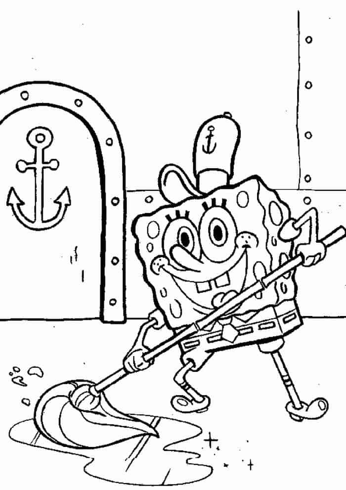 Spongebob Coloring Pages Free Printable 48