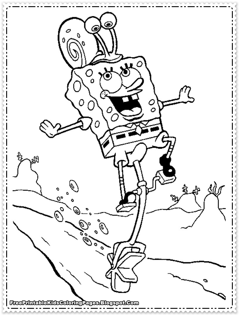 Spongebob Coloring Pages Free Printable 49