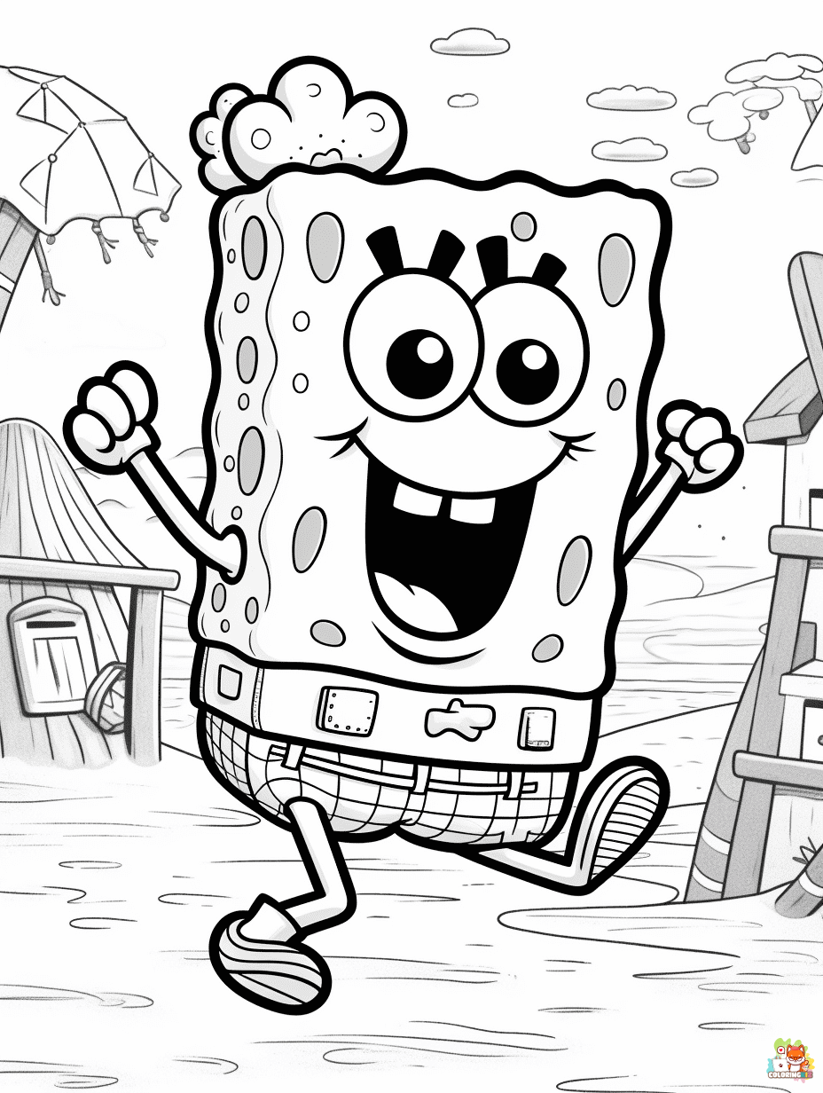 Spongebob Coloring Pages Free Printable 51