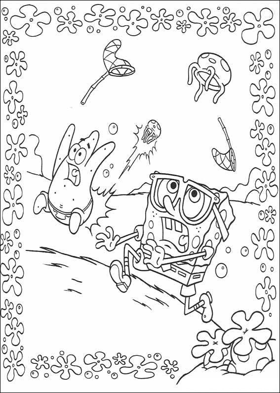 Spongebob Coloring Pages Free Printable 52