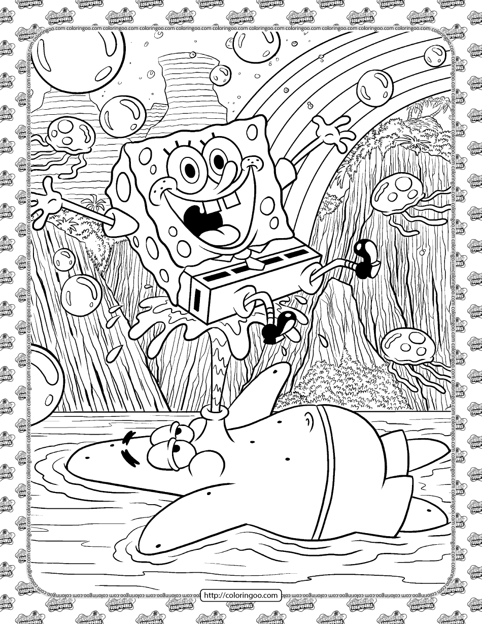 Spongebob Coloring Pages Free Printable 53