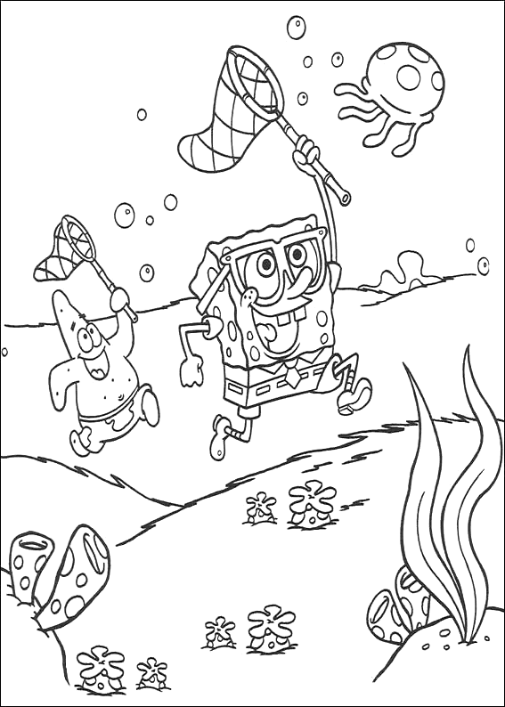 Spongebob Coloring Pages Free Printable 58