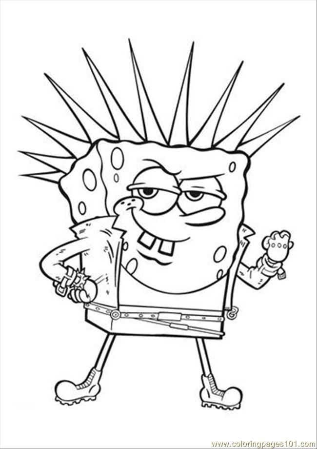 Spongebob Coloring Pages Free Printable 62