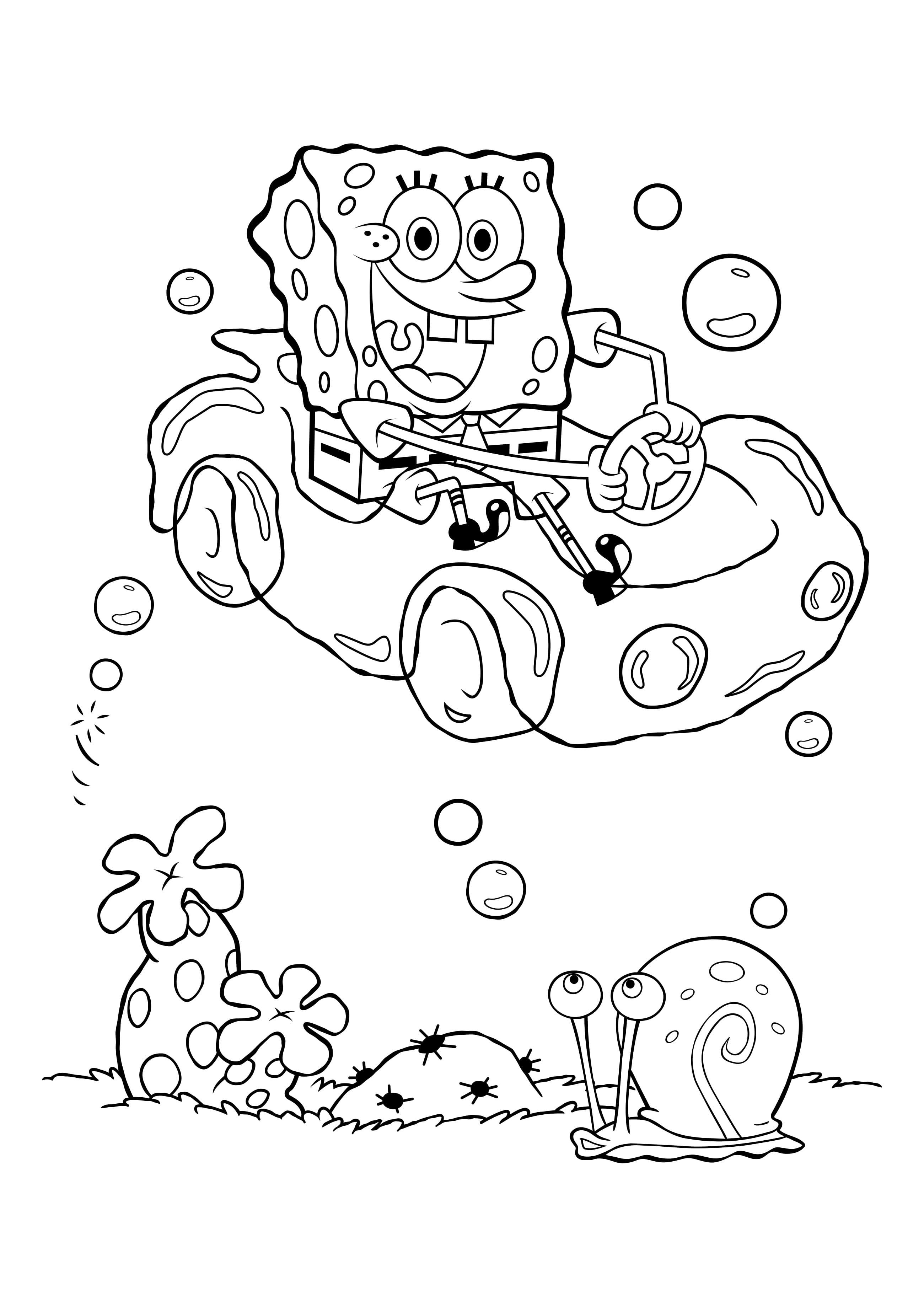 Spongebob Coloring Pages Free Printable 65