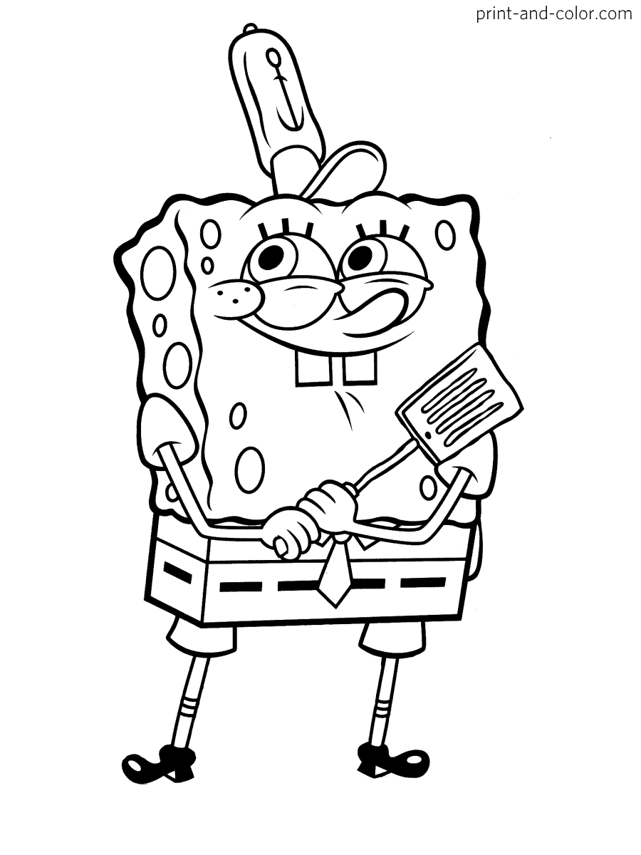 Spongebob Coloring Pages Free Printable 68