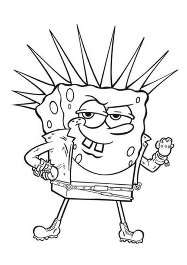 Spongebob Coloring Pages Free Printable 7