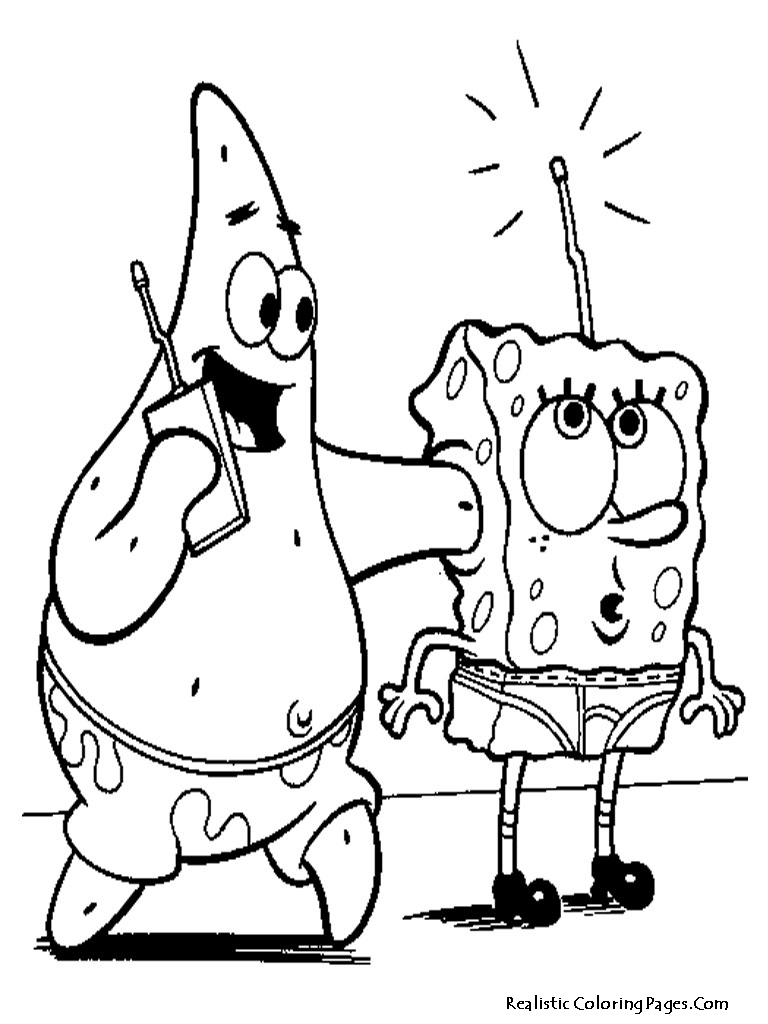 Spongebob Coloring Pages Free Printable 70