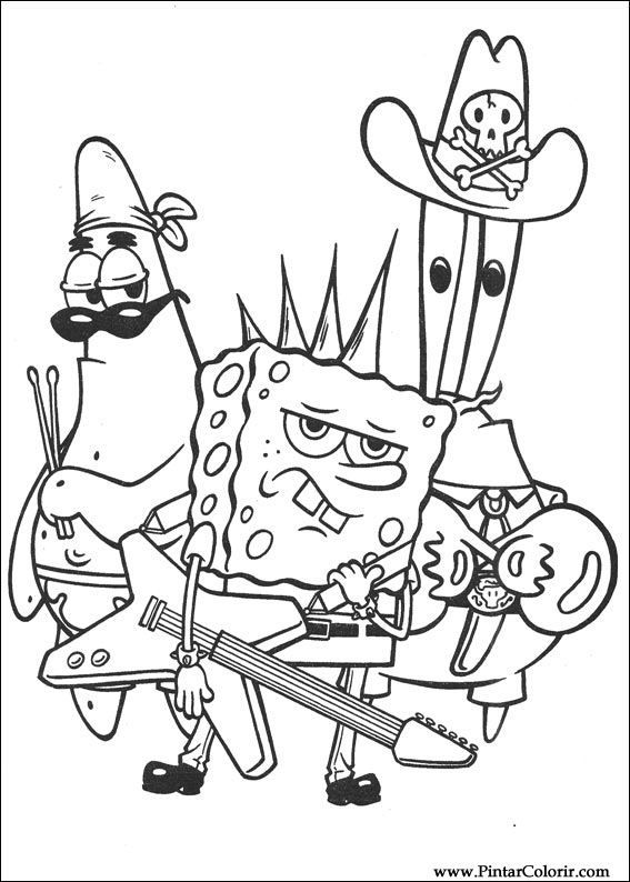 Spongebob Coloring Pages Free Printable 71