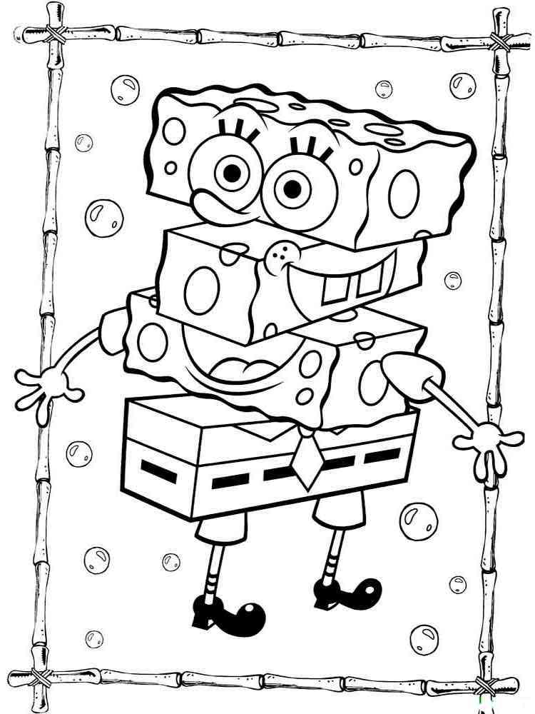 Spongebob Coloring Pages Free Printable 75