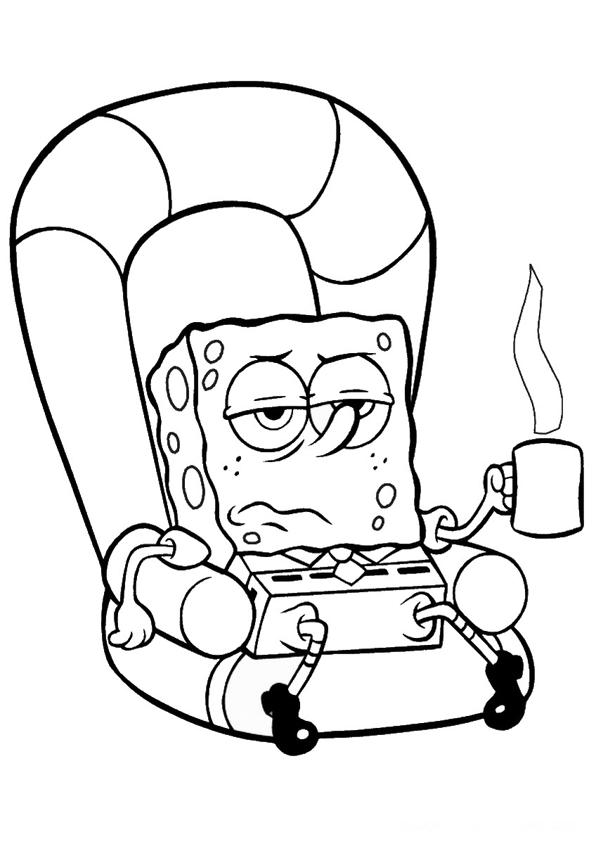 Spongebob Coloring Pages Free Printable 76